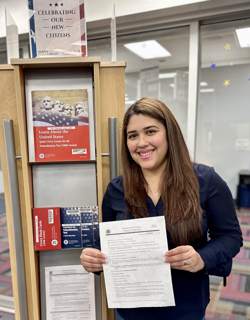 HCPL Success Story Meet Dhajanna, A New U.S. Citizen Harris County